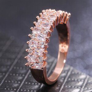 ✨ Fashion Beautiful Gems Full Around Zircon Eternity Rings for Women, PD162